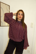 BLOUSE SELENA – BORDEAUX