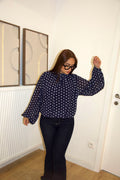 BLOUSE SELENA – BLEU MARINE